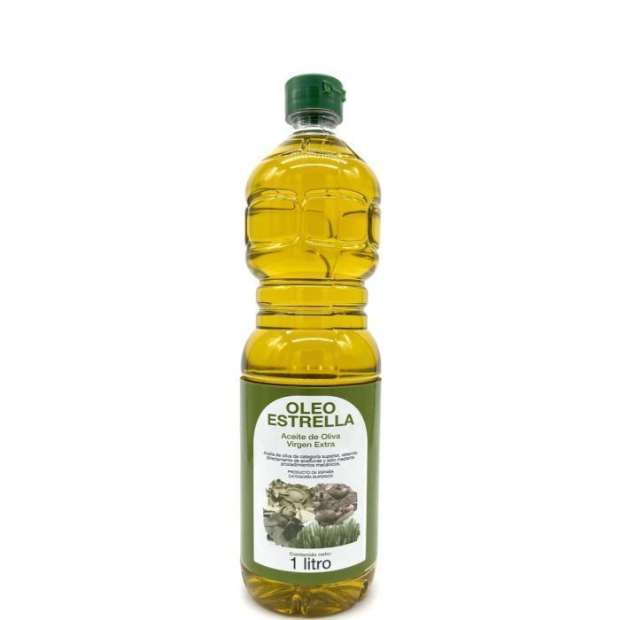Caja 6 Botellas 1 Litro Aceite de Oliva Virgen Extra (AOVE)